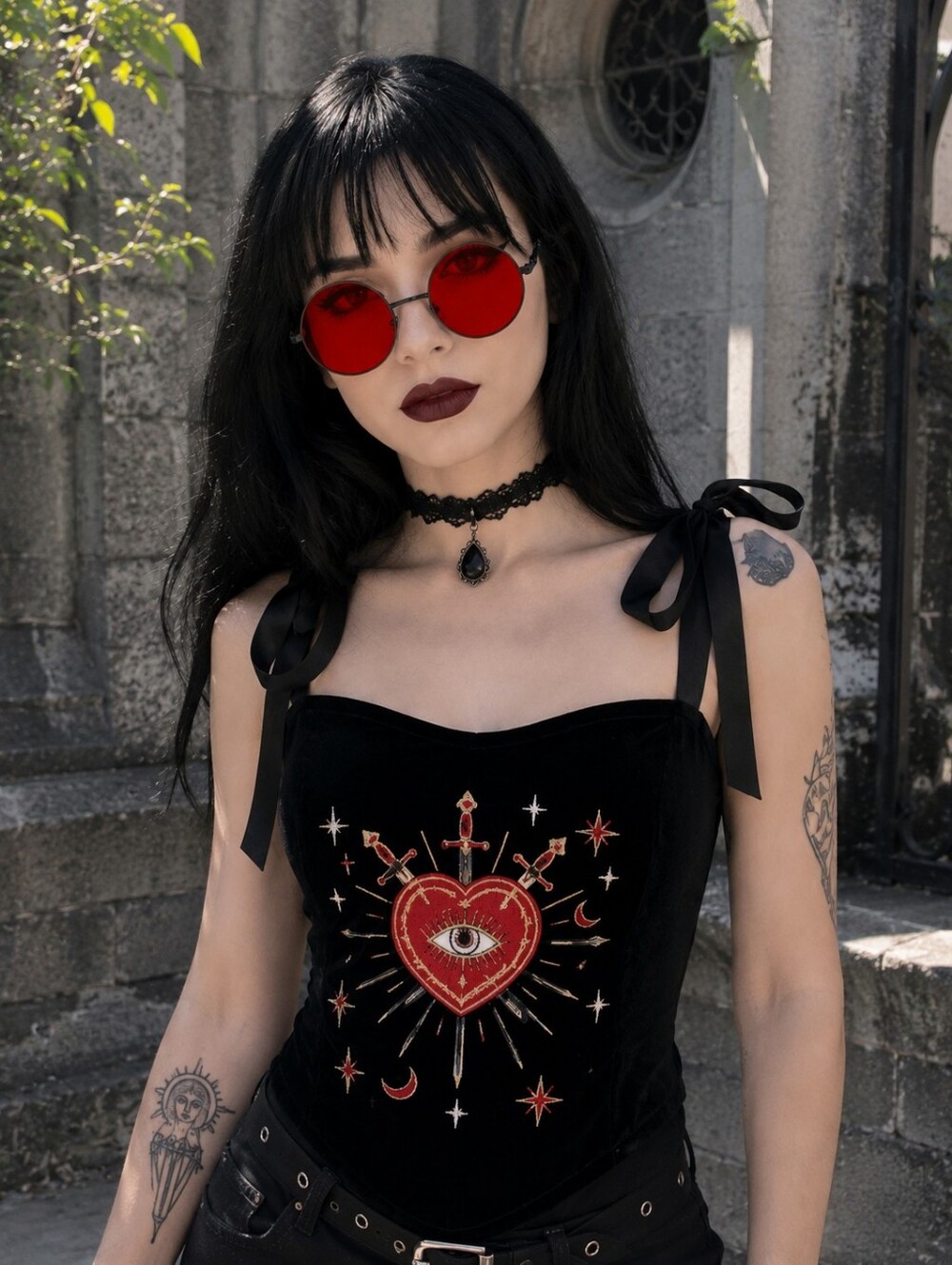 NEW Round cyber Punk Style Sunglasses